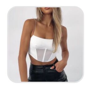 White Fox Bustier